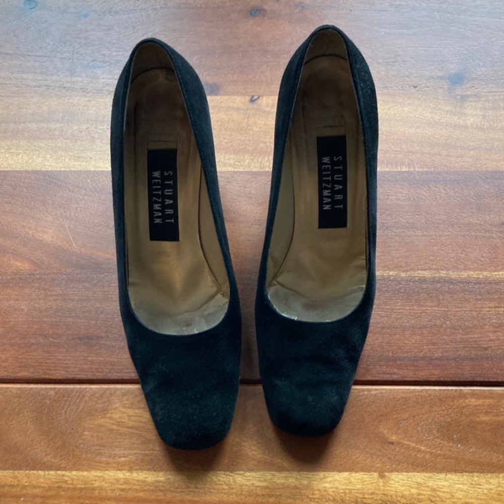 Stuart Weitzman Suede Block Heels - image 2